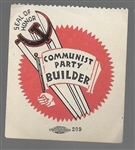 Communist Party Builder Stamp