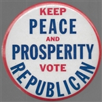 Ike Keep Peace and Prosperity
