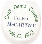 McCarthy California Democratic Caucus