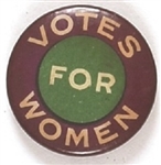 Votes for Women Purple, Green Celluloid