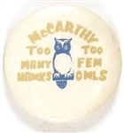 McCarthy Too Few Owls