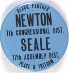 Newton, Seale California Peace and Freedom Party 1968