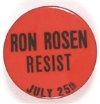 Draft Resister Ron Rosen Resist