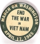 End the War in Vietnam 1965 SDS March on Washington