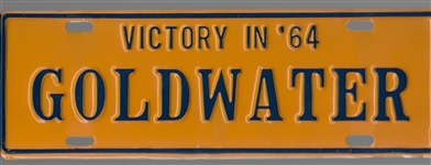 Goldwater Victory in 64 License