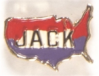 Kennedy "Jack" Enamel USA Pin