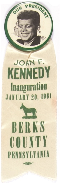 JFK Berks County Our President Badge