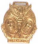 Harding, Coolidge "Our Choice" Fob