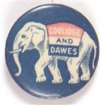 Coolidge and Dawes Elephant Celluloid