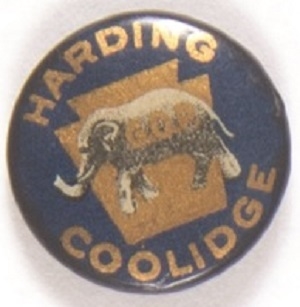 Harding and Coolidge Keystone