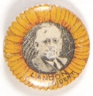 Landon Sunflower Litho Picture Pin