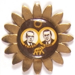 Landon, Knox Pin With Metal Sunflower