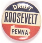 Draft Roosevelt Pennsylvania Litho