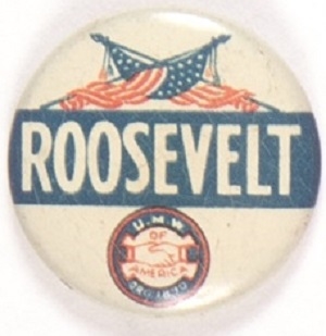 Roosevelt Mine Workers Labor Union Pin