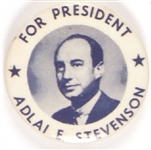 Stevenson For President Two Stars Celluloid
