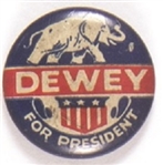 Dewey Elephant and Shield Litho
