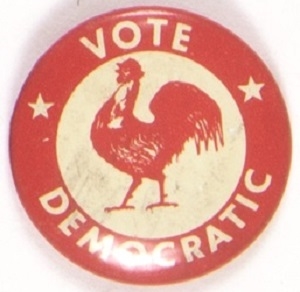 Kennedy Vote Democratic Rooster Litho
