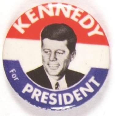 Kennedy for President RWB, Black Celluloid
