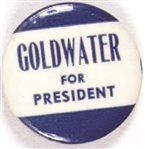 Goldwater for President Blue, White Pin