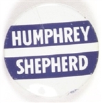 Humphrey, Shepherd 1960 Minnesota Pin