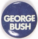 George Bush Texas US Senate Blue and White Pin