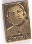 Obama Gold Color Clutchback Pin