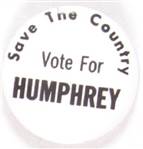 Humphrey Save the Country