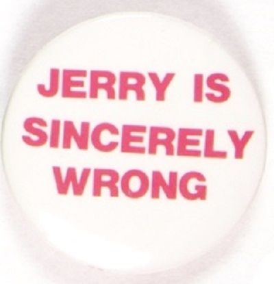 Jerry is Sincerely Wrong