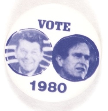 Vote Reagan, Bush 1980 Jugate