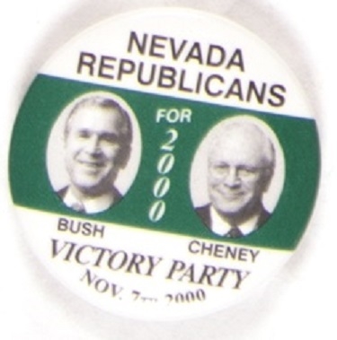 Bush, Cheney Nevada Victory Party Jugate