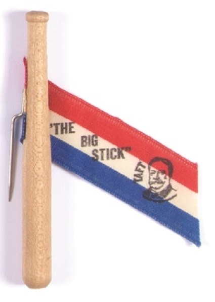 Taft "Big Stick" Pin and Ribbon