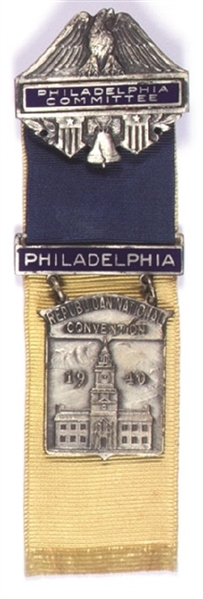 Willkie Philadelphia Committee Convention Badge