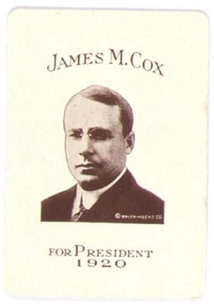 James M. Cox Telbax Card