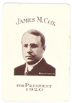 James M. Cox Telbax Card