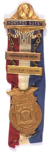 Dewey 1948 Convention Badge, Thruston Morton