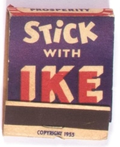 Stick With Ike Matchbook