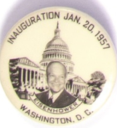 Eisenhower 1957 Inauguration Celluloid