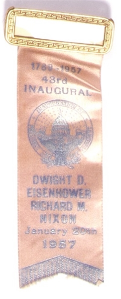 Eisenhower 1957 Inauguration Hostess Badge