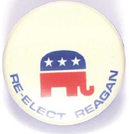 Re-Elect Reagan Bag Clip