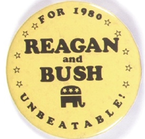 Reagan and Bush Unbeatable