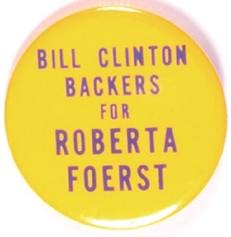Clinton Backers for Roberta Foerst