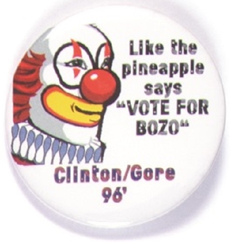 Clinton Clown "Vote for Bozo"