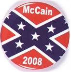 McCain Confederate Flag Celluloid