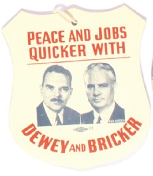 Dewey, Bricker Cardboard Jugate