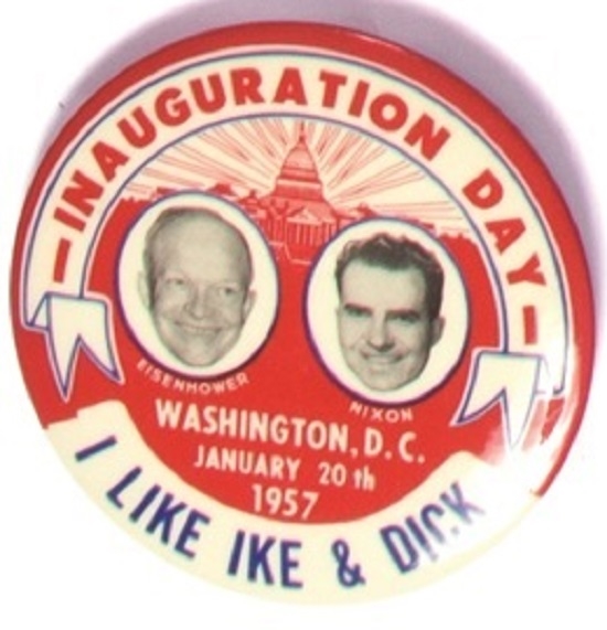 Eisenhower, Nixon 1957 Inauguration Jugate