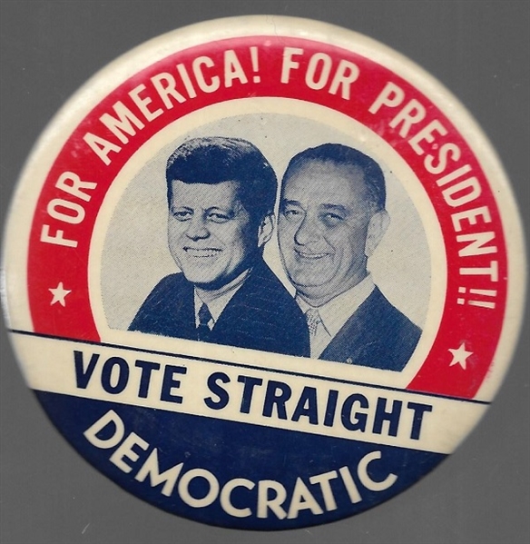 Kennedy, Johnson Vote Straight Democratic