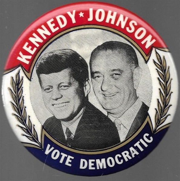 Kennedy, Johnson Vote Democratic