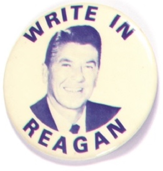 Write In Reagan