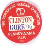Clinton, Gore Pennsylvania VIP Celluloid