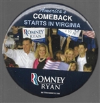Romney, Ryan Comeback Starts in Virginia